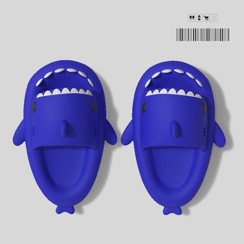 Children's sandals and slippers summer thick bottom second generation shark EVA slippers home children parent-child non-slip soft bottom baby sandals