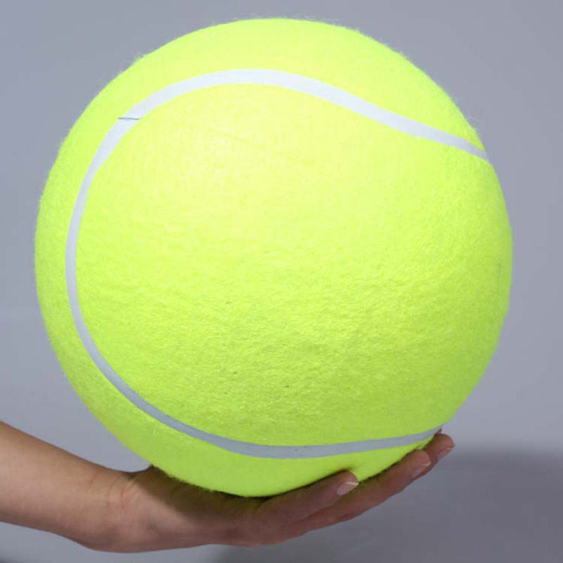 Big Signature Tennis 24cm Inflatable Tennis Tennis Pet Toy Activity Gift 9.5 Inch Pet Dog Chewing Toy