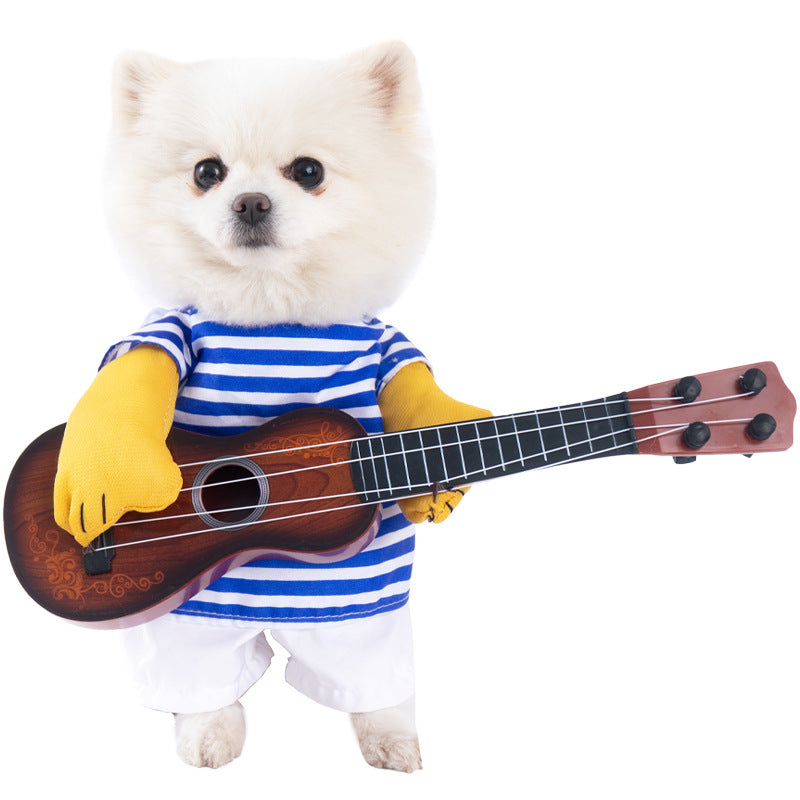 Cross-border pet clothes funny knife transformation costume pet puppy Halloween pet supplies dog clothes autumn