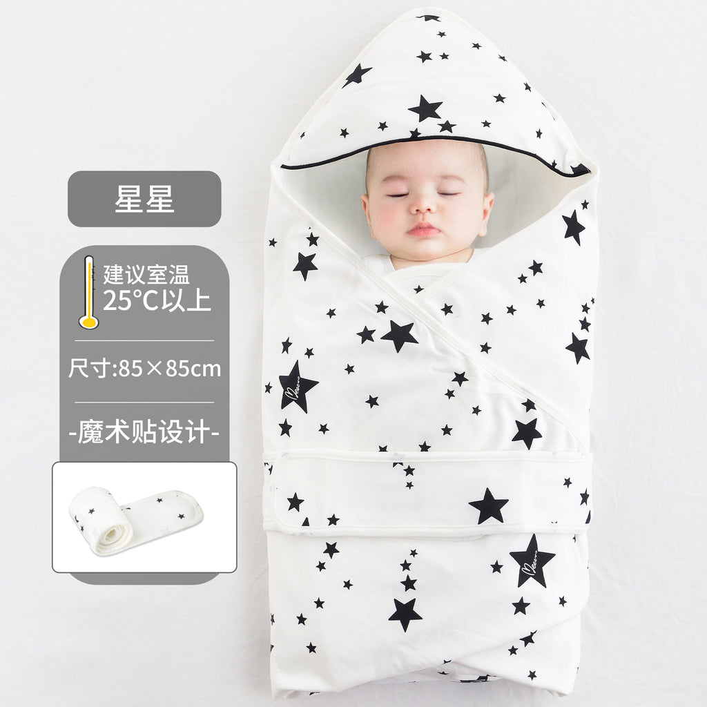Baby blanket A pure cotton newborn blanket summer thin newborn baby blanket single anti-startle swaddle cover