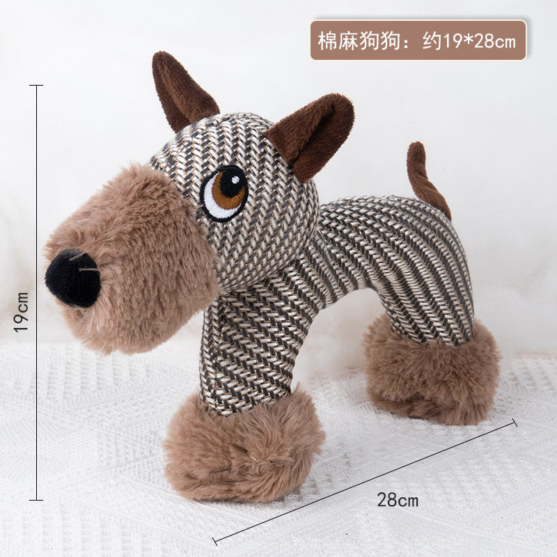 Dog toy can not resist biting pet molars plush Teddy puppy puppies small dogs Bichon Frize relieve boredom artifact