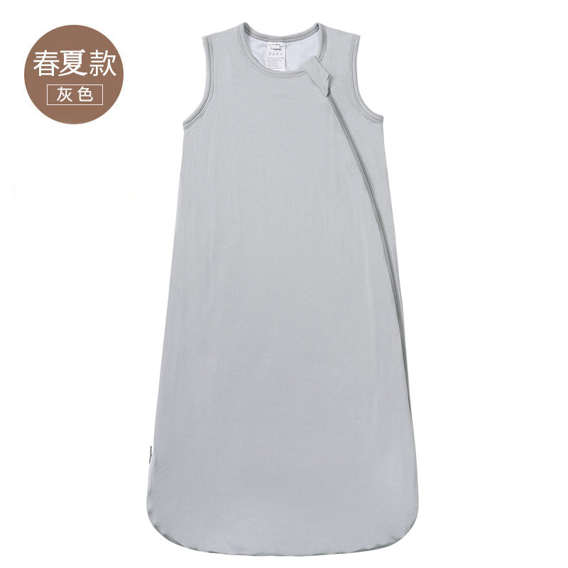 Children's clothing wholesale bamboo fiber baby sleeping bag infant spring autumn summer autumn winter baby newborn constant temperature anti-kicking quilt