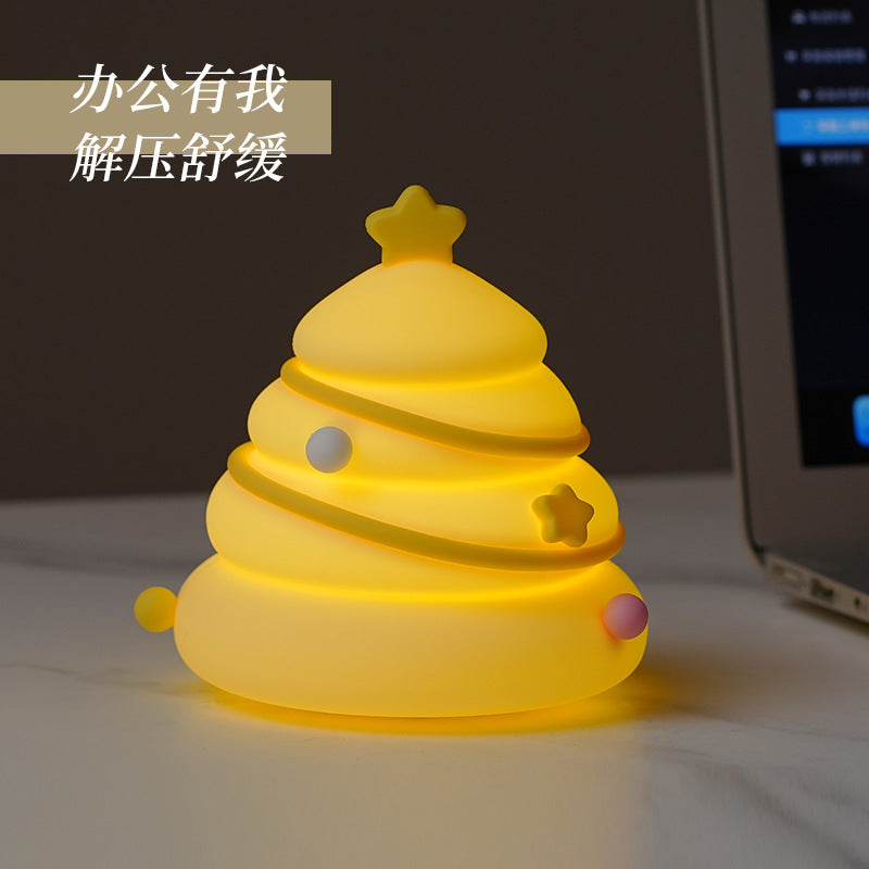 Cross-border cloud silicone night light pat light charging desk lamp baby special night light net celebrity bedside lamp ornaments