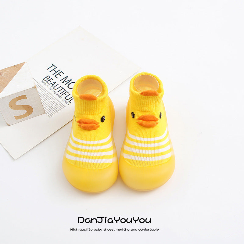 Factory goods spring baby socks shoes children's anti-slip baby socks cartoon baby toddler shoes floor socks shoes wholesale