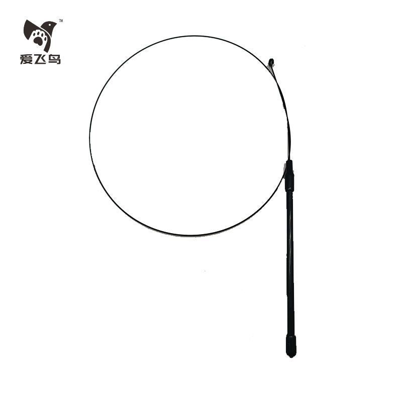 Love Bird Cat Toy Colorful Feather Bird Steel Wire Long Rod Amusing Cat Stick Replacement Head Self-Hi Bite-resistant Pet Toy