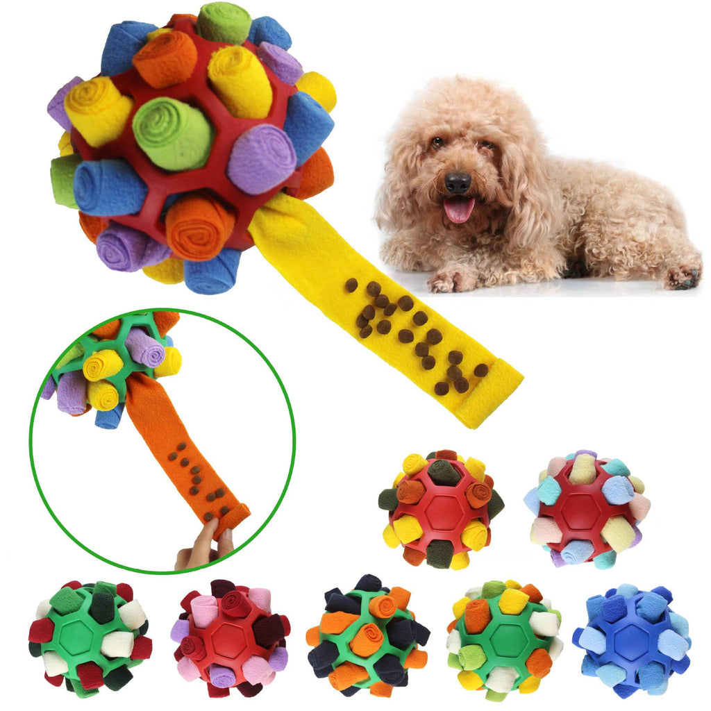 Factory direct Amazon popular pet toy pet sniffing ball fried fried ball dog puzzle sniffing ball