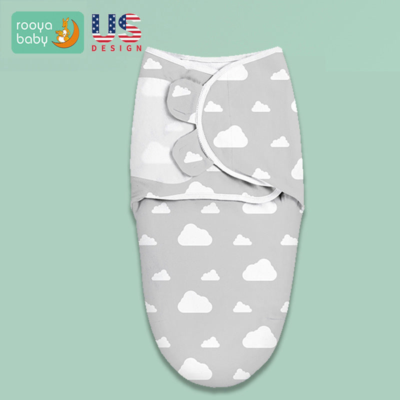Sleeping bag baby summer pure cotton infant anti-kick is anti-shock baby sleeping bag bag newborn factory spot
