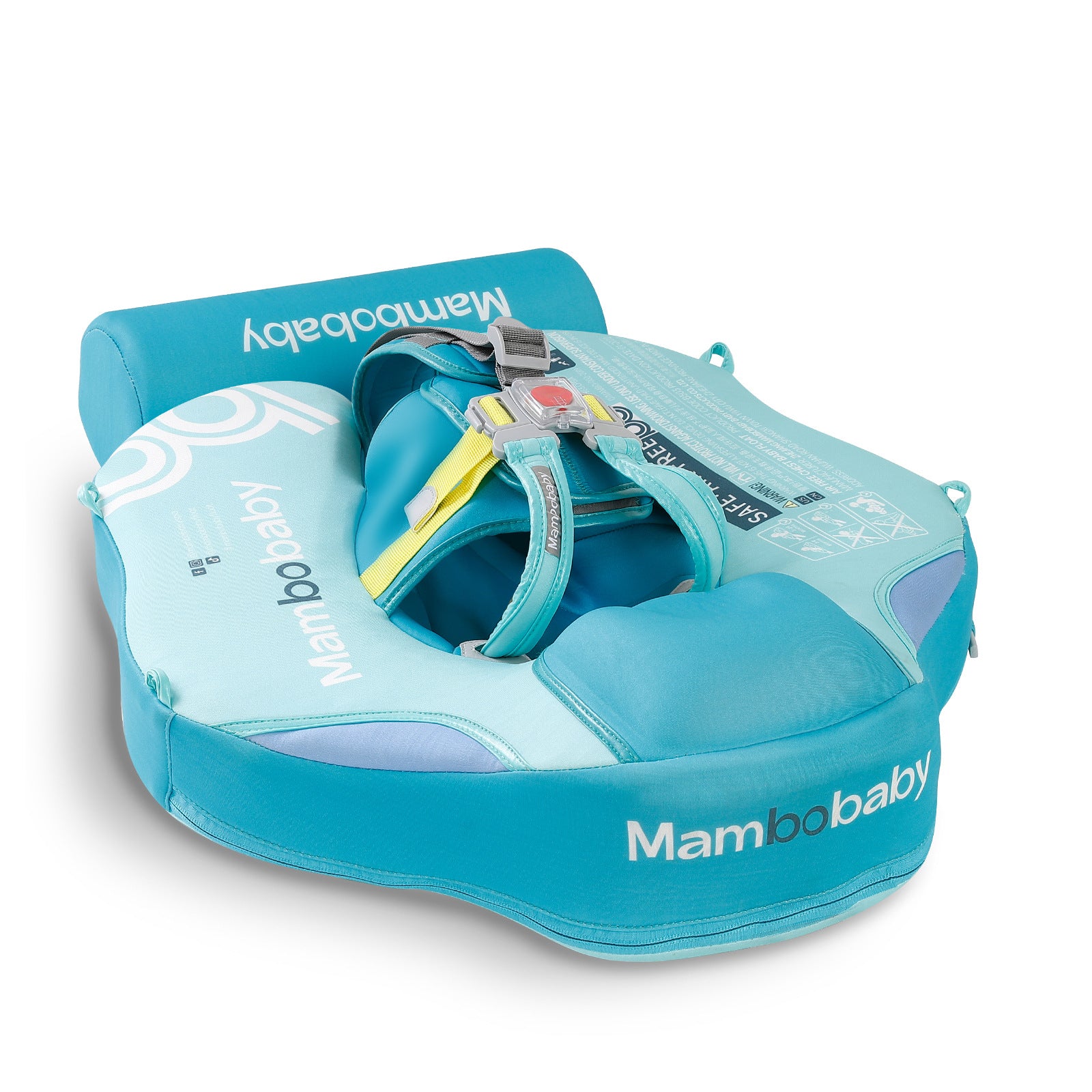 Manbao Inflatable swimming ring new children's pvc film plastic-sealed solid liner lying ring baby awning swimming ring