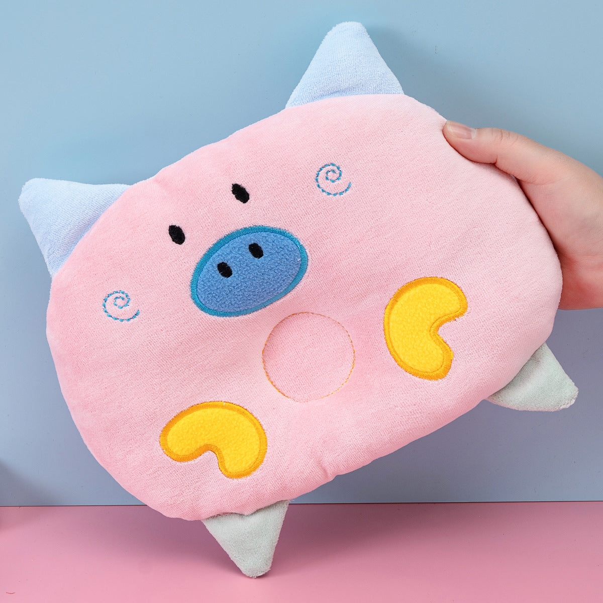 Baby pillow 0-6 months baby special shaping pillow U-shaped breathable round baby pillow newborn children pillow cross-border