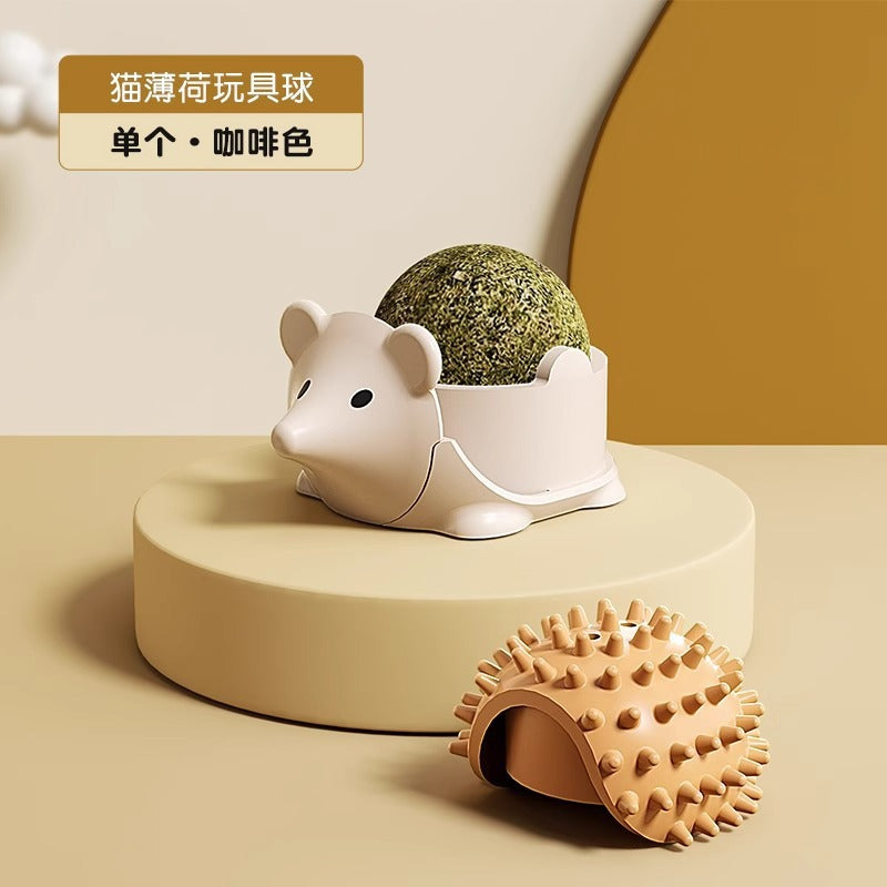 Cat mint ball toy Pipitao poached egg licking ball fun self-hilarious cat toy pet supplies wholesale