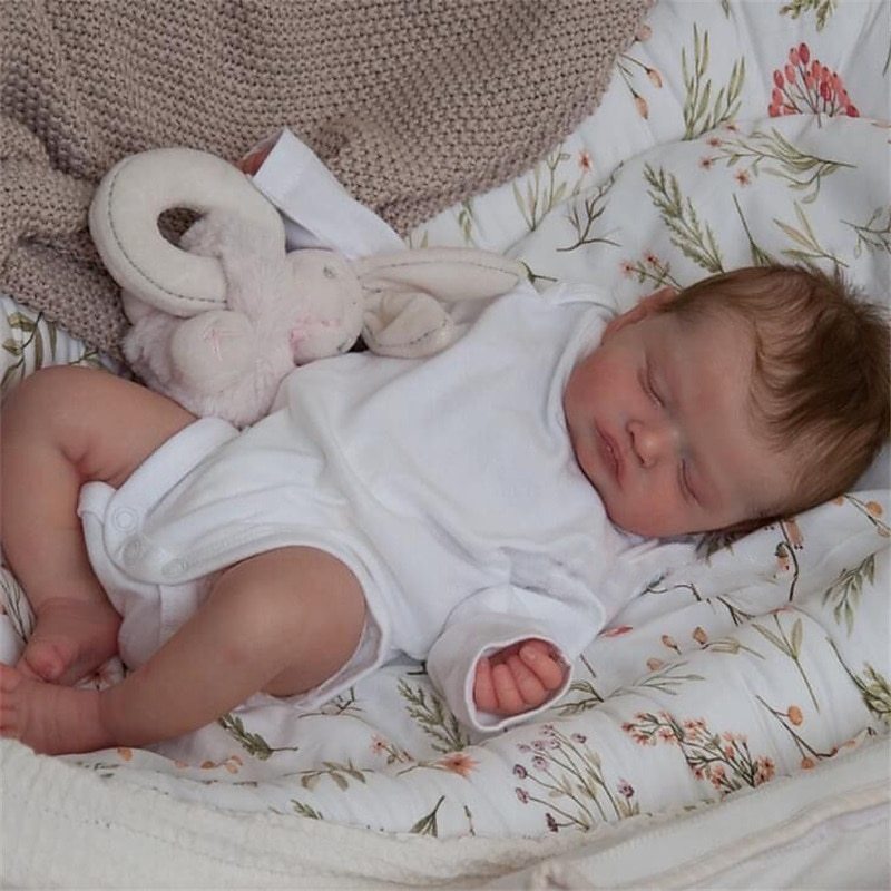 Simulation cross-border reborn doll 50cm vinyl doll doll toy reborn baby foreign trade toys