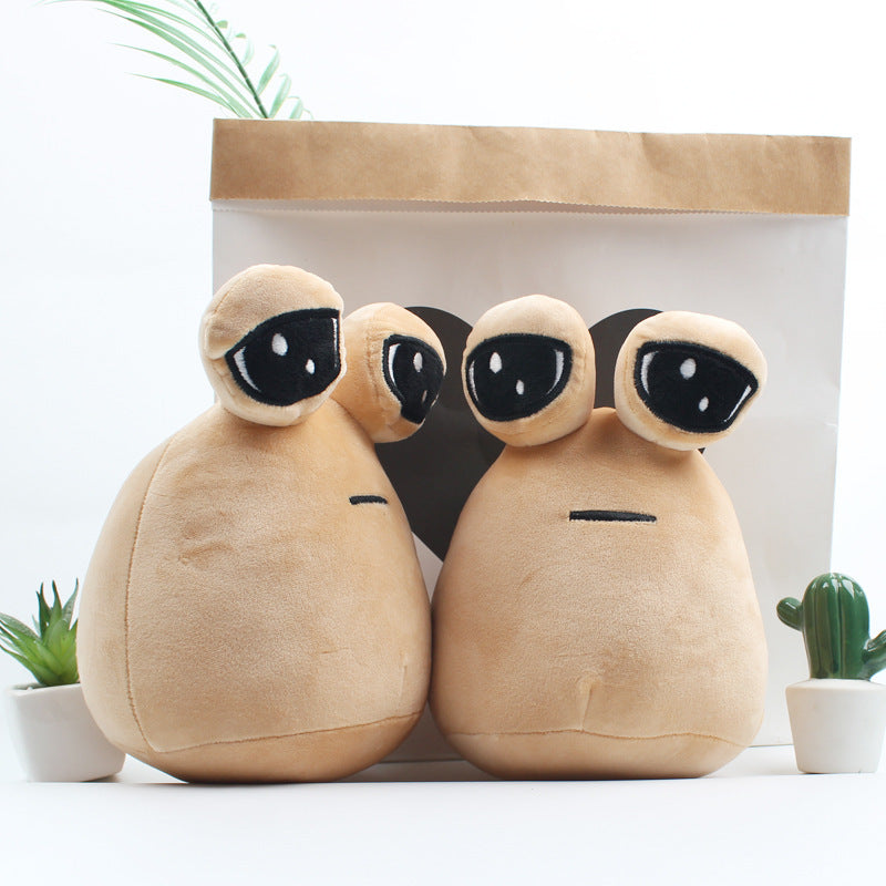 Cross-border new product My Pet Alien Plush Toy Doll Peripheral Doll Pou Plush Doll can be shipped on behalf of others