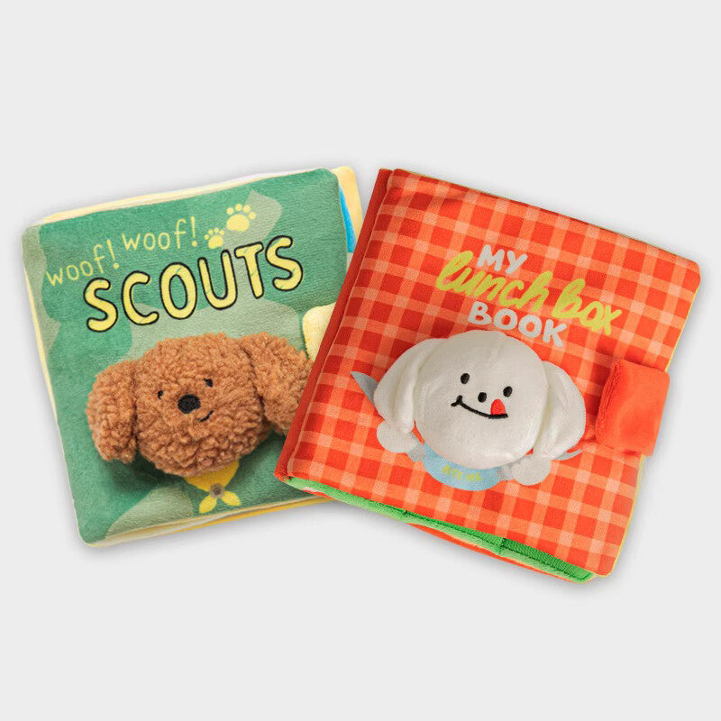Spot ins leaked food hiding food sniffing cute cloth book toy dog cat plush pet puzzle boring artifact