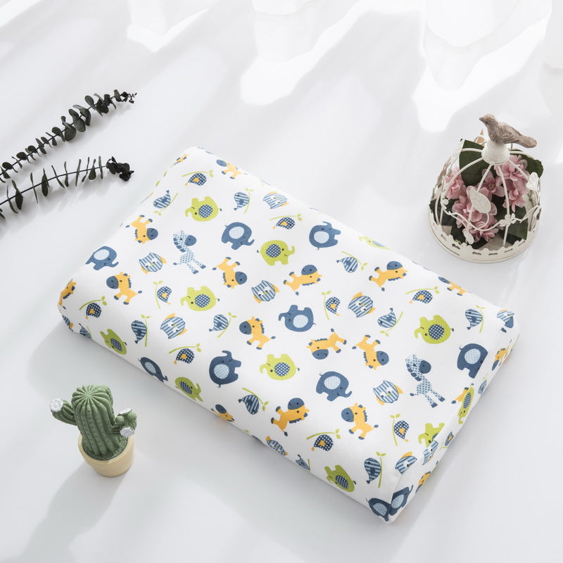 Thai children's natural latex pillow Class A cartoon pure cotton baby pillow core single student dormitory pillow wholesale