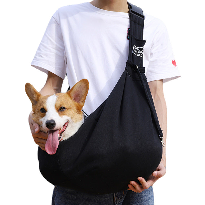 New Amazon Folding Dog Backpack Breathable Pet Outing Bag Pet Bag Single Shoulder Messenger Cat Bag Wholesale