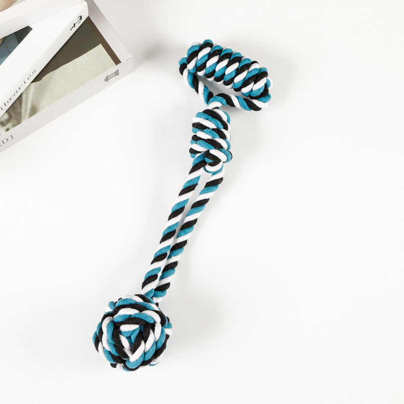 Pet Toy Dog Knot Toy Animal Shape Teeth Gnawing Rope Pomeranian Interactive Pull Tug of War Dog Toy