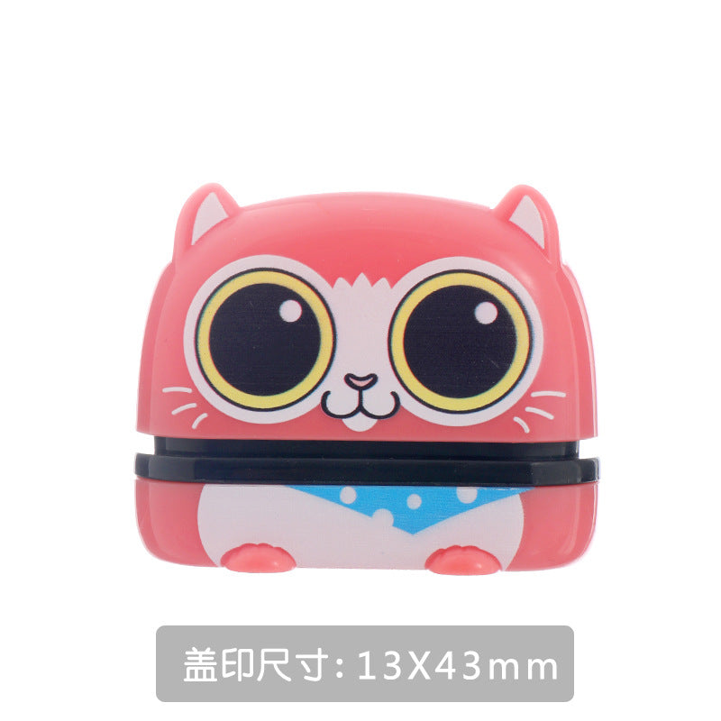 Cute pet seal material wholesale photosensitive children cartoon cute name clothes kindergarten engraved signature name stamp