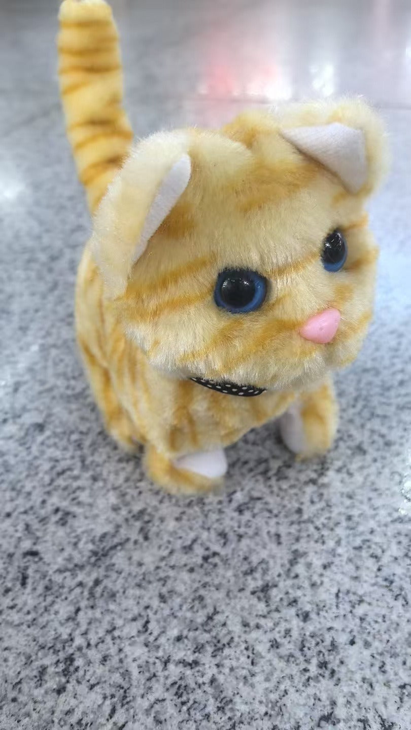 Toy dog children's plush electric toy cross-border hot selling walking and barking smart pet dog children's birthday gift