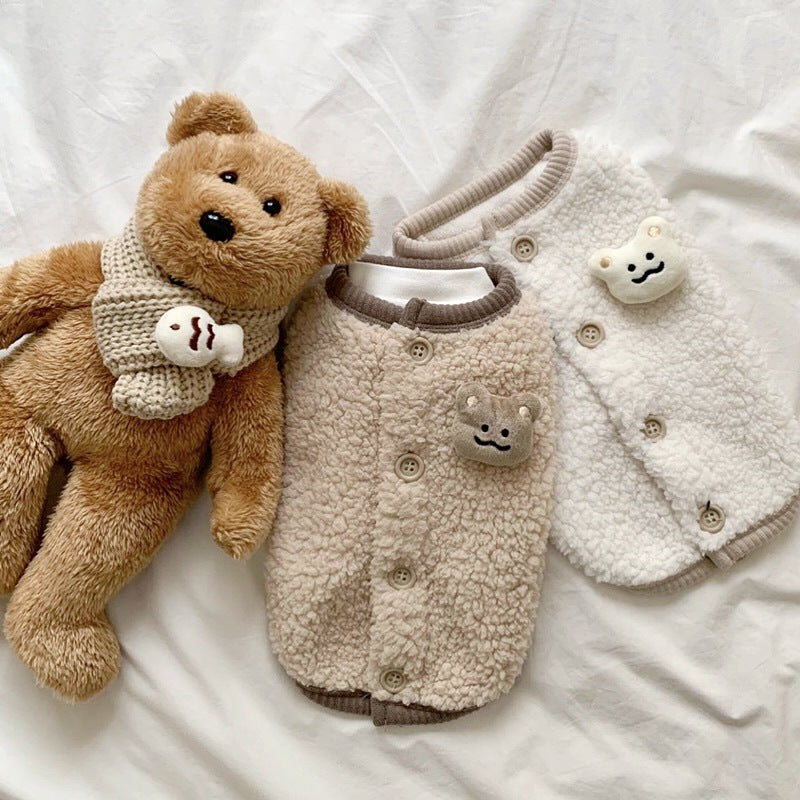 New Pet Cotton-padded Jacket 2023 Autumn and Winter Clothes for Schnauzer Teddy Bichon Pomeranian Cats and Dogs Thick Warm Clothes