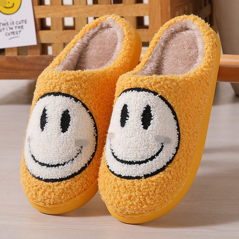 Halloween cross-border mushroom hot sale winter peach heart cotton slippers women wholesale indoor home rainbow plush warm slippers