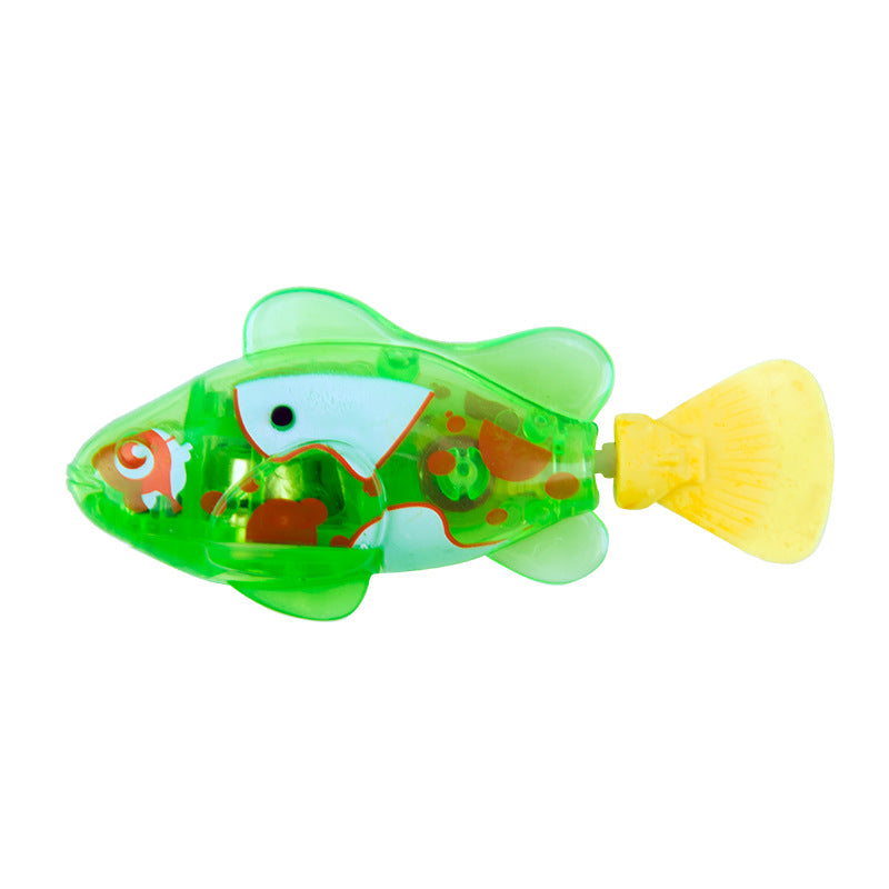 Hot sale electric fish swimming electronic pet fish simulation magic machine induction fish playing in water bathing toy fish