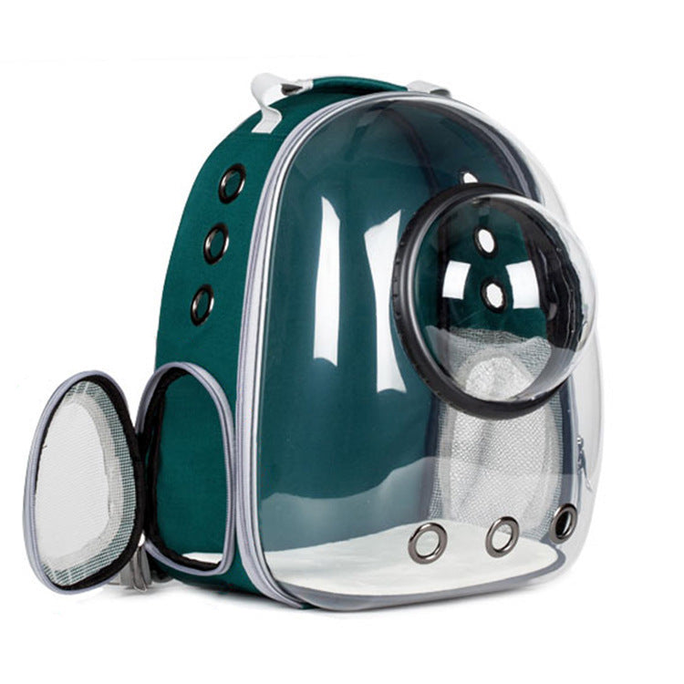 Pet bag transparent portable space capsule large capacity panoramic pet supplies travel outdoor backpack cat bag