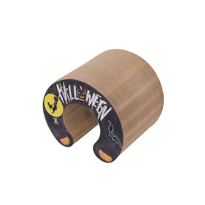 Douyin net red hot style magic organ cat scratch board cat toy with bell cat grinding claw cat climbing frame pet supplies