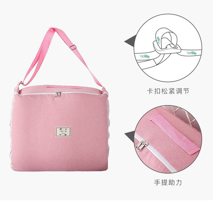 ins Korea portable mommy hold baby nest isolation single shoulder mommy bag shaping pillow luggage bed mid bed baby bed