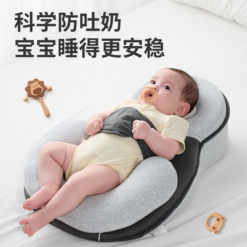 Anti-spitting milk pillow for newborns, baby feeding artifact, nursing pillow, lying feeding, anti-spitting milk slope cushion