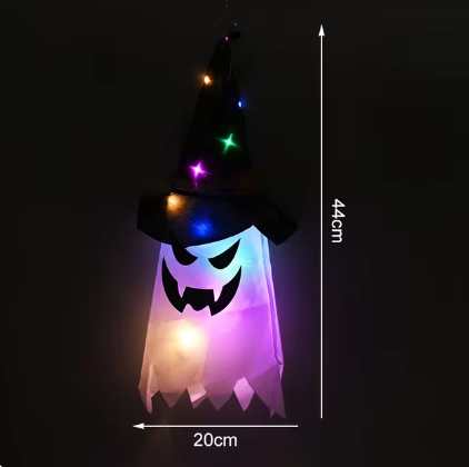 Spider web lamp Halloween decoration lantern LED atmosphere layout Halloween decoration props USB light string Amazon