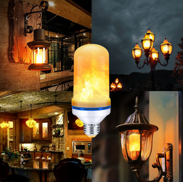 Flame Light Bulb